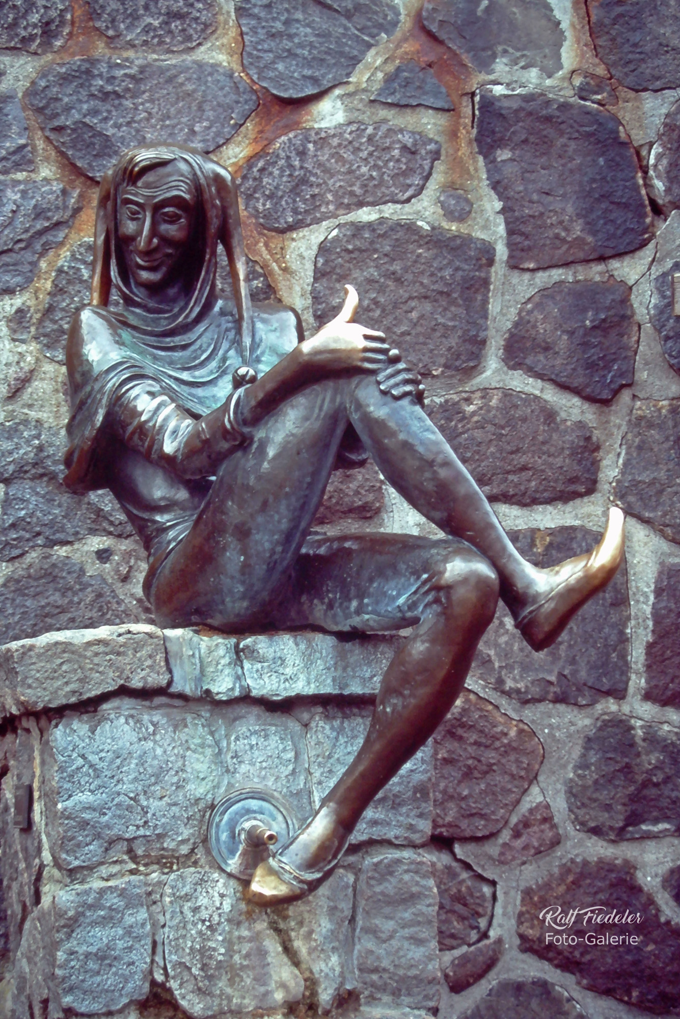 Till Eulenspiegel aus Bronze in Mölln