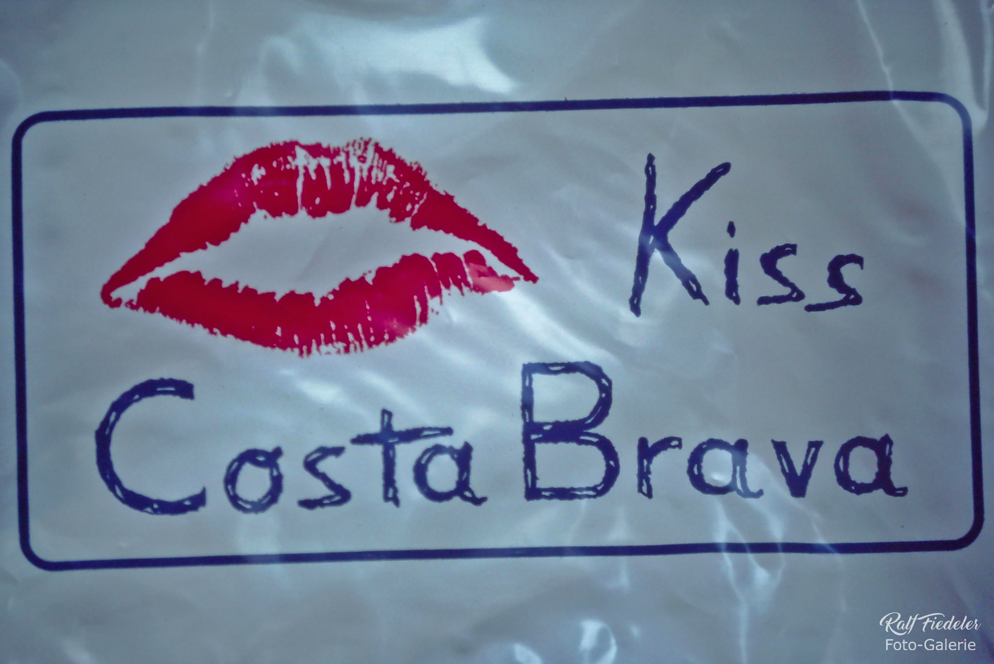 Taschenaufdruck in Calella bei Barcelona