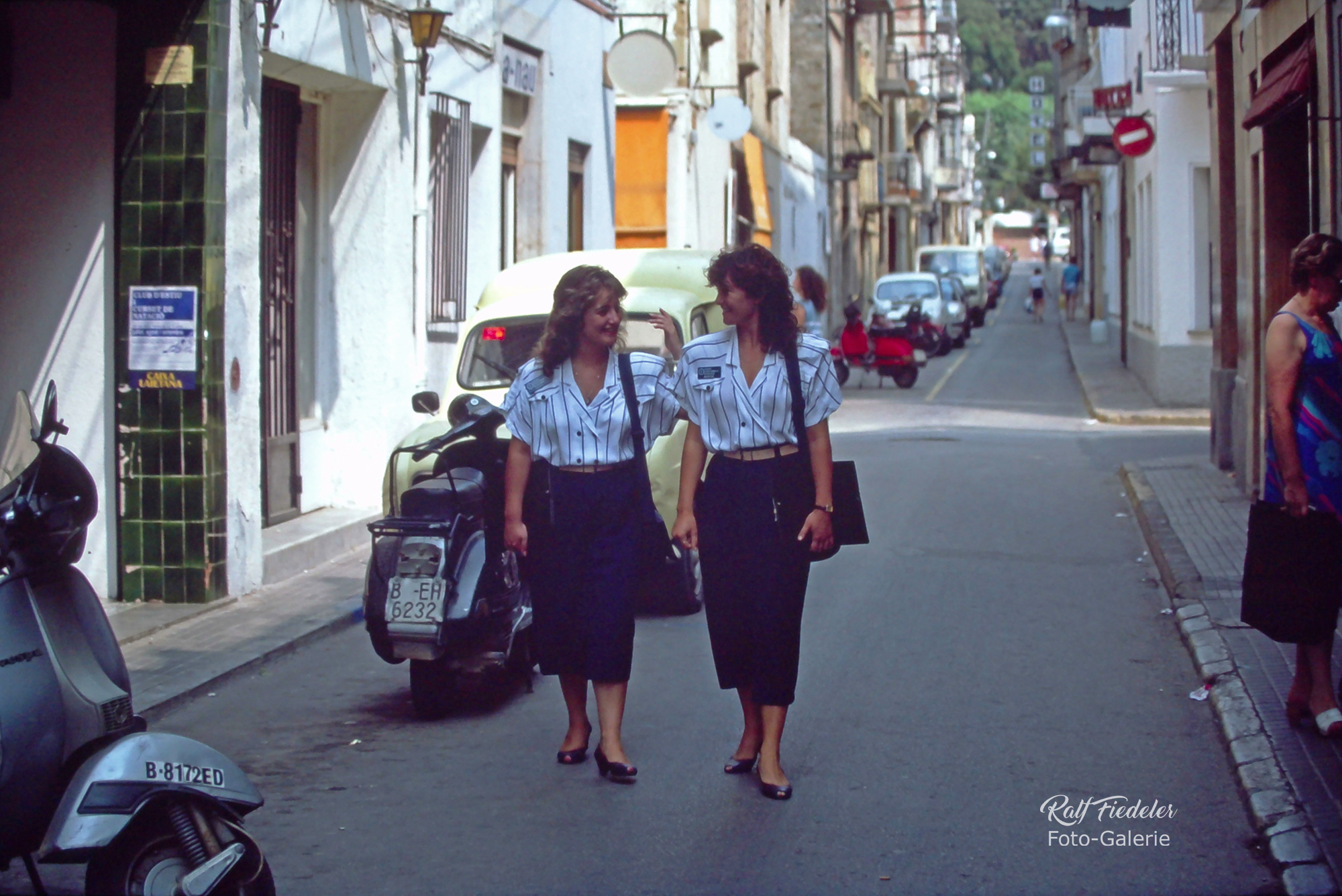 Politessen in Calella bei Barcelona