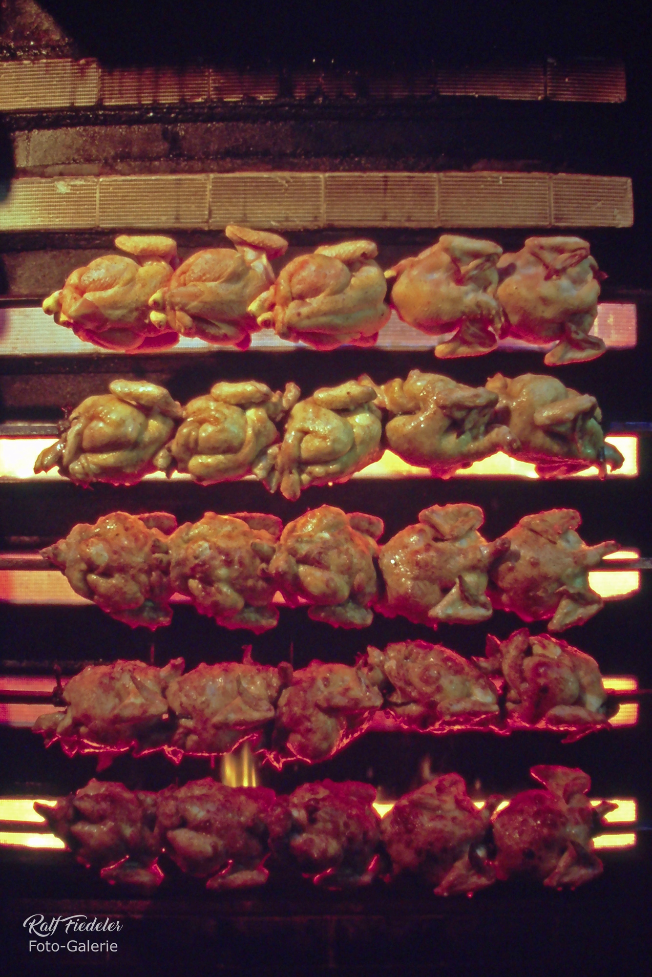 Hähnchengrill in Calella bei Barcelona