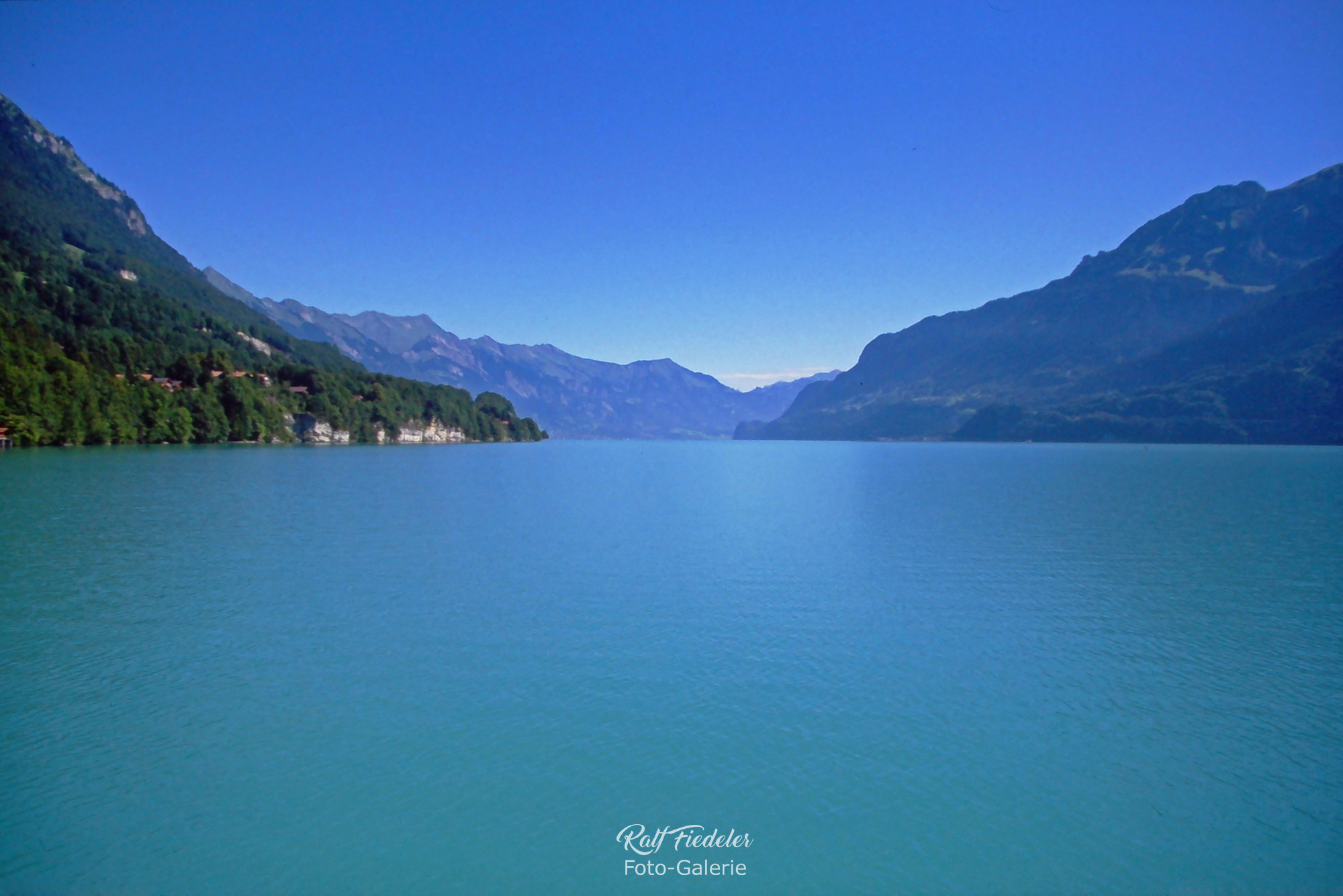 Brienzer See mit Brienz im Hintergrund