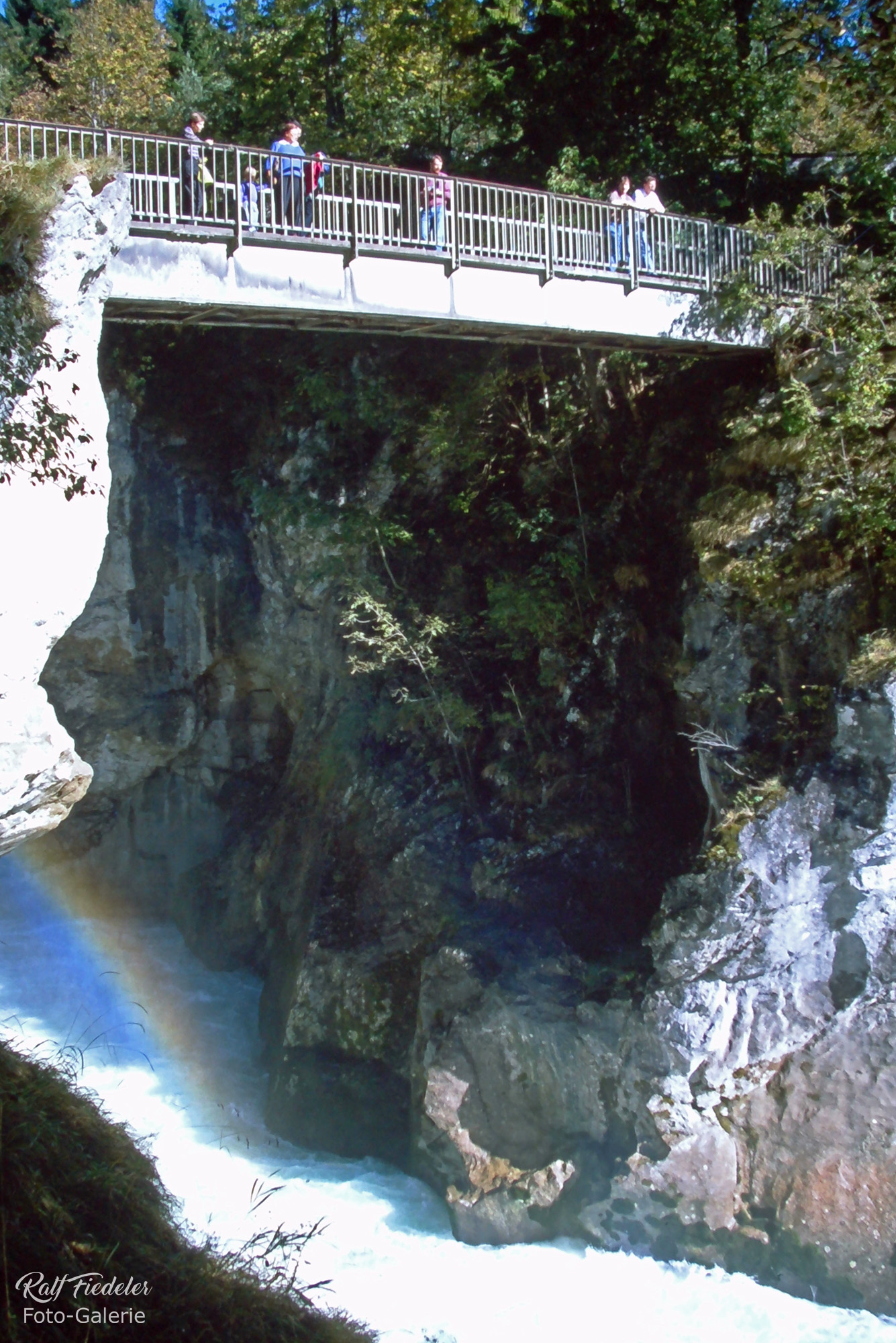 König-Max-Steg über den Lechfall bei Füssen