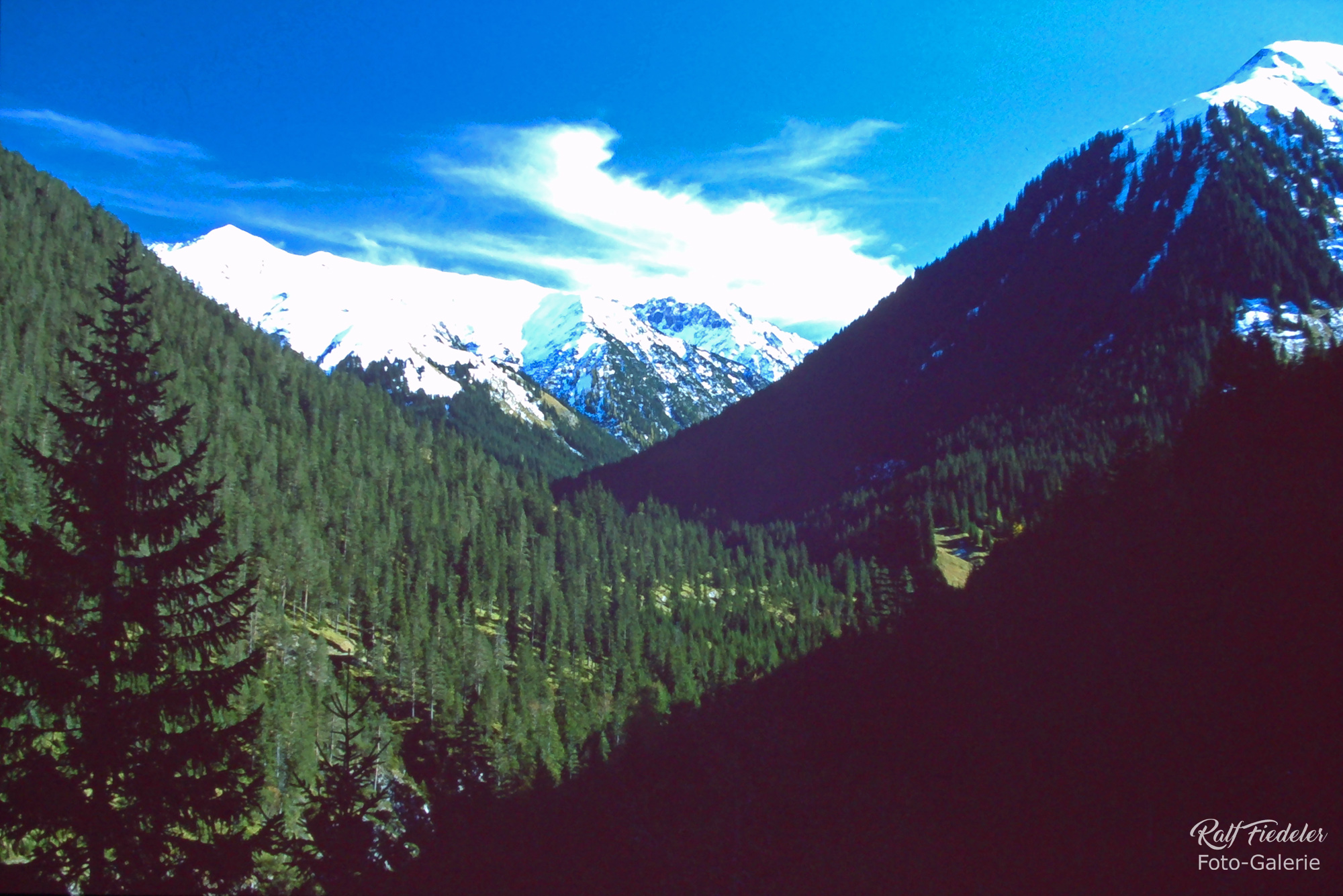 Schneebedeckte Berge im Hintergrund in Österreich