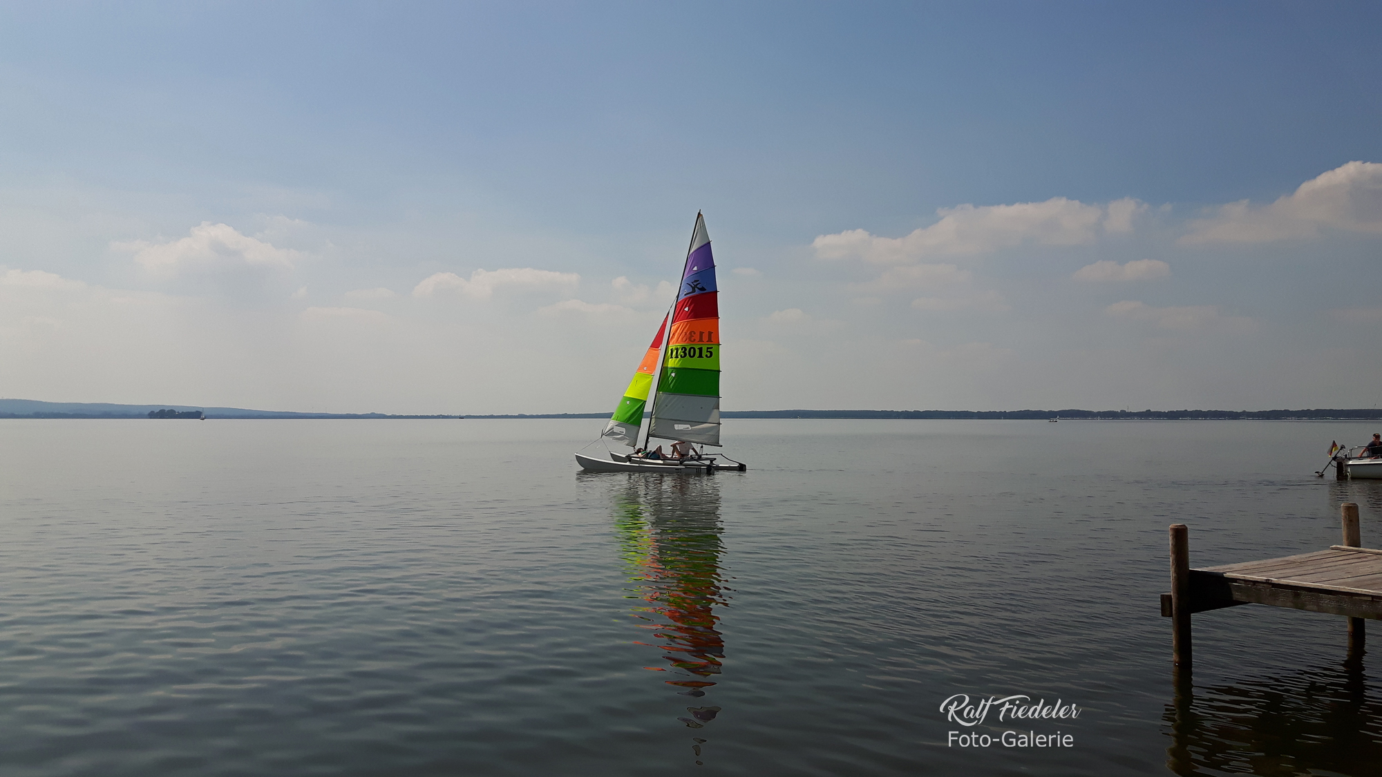 Katamaran auf dem Steinhuder Meer