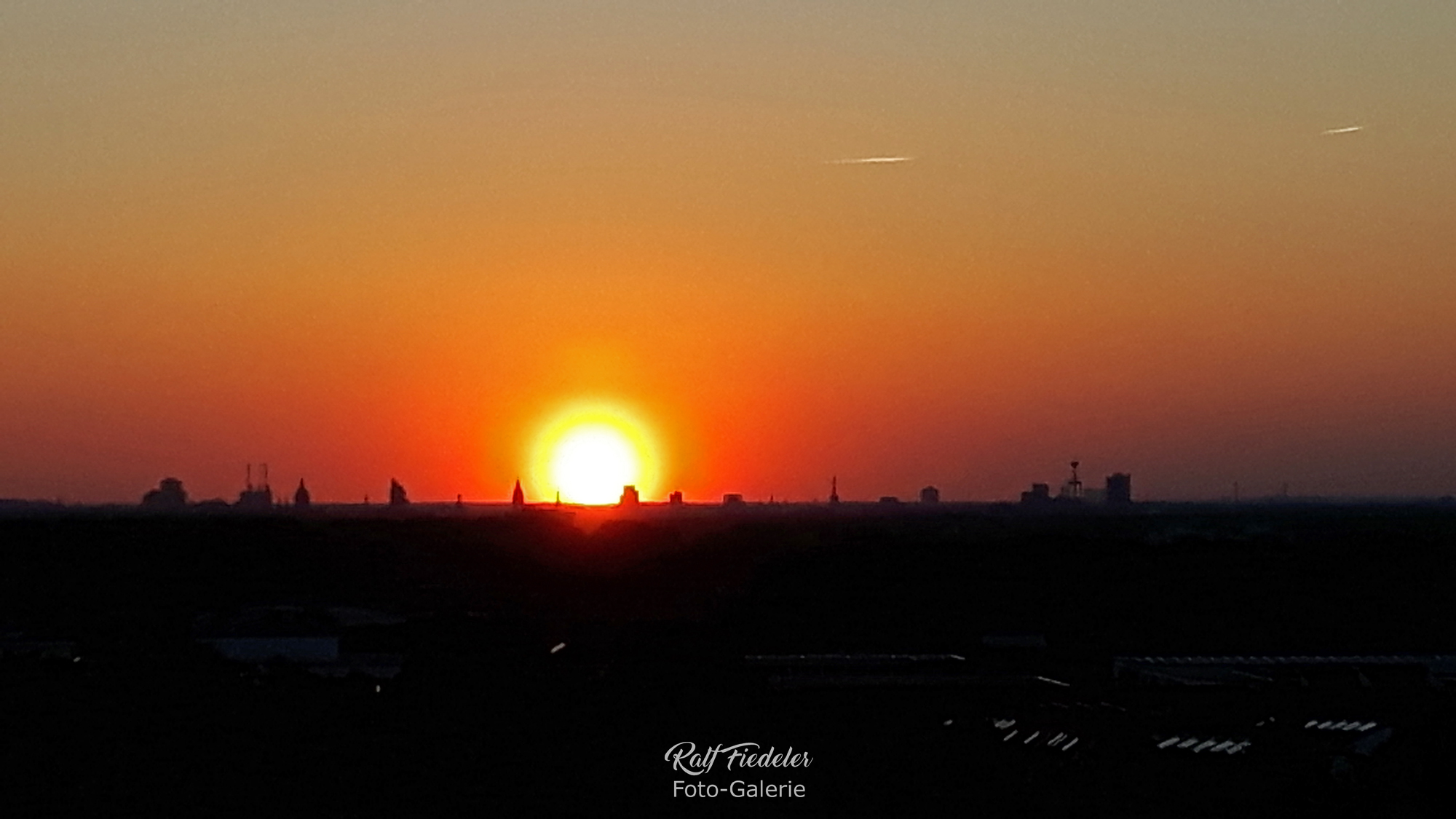 Sonnenuntergang über Hannover