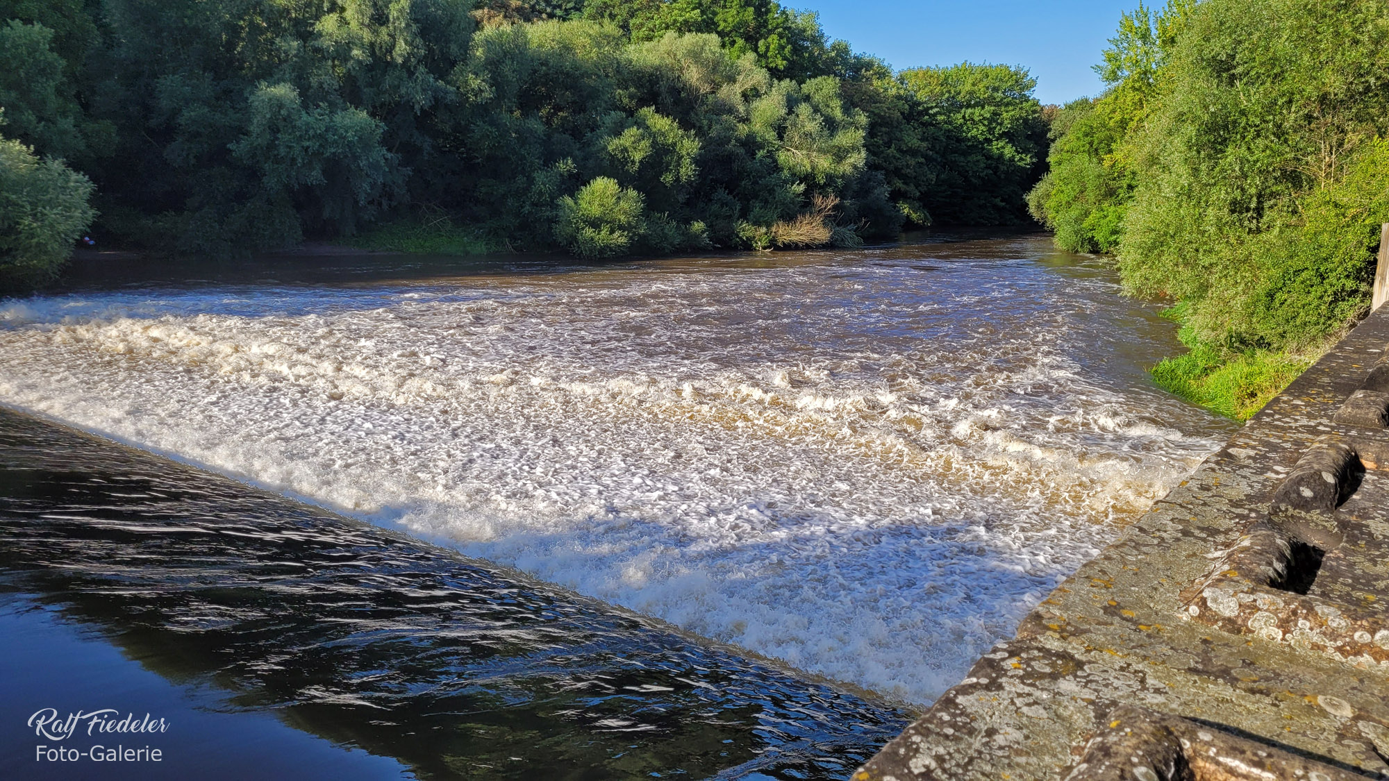 Leinewehr bei der Leineinsel Döhren in Hannover