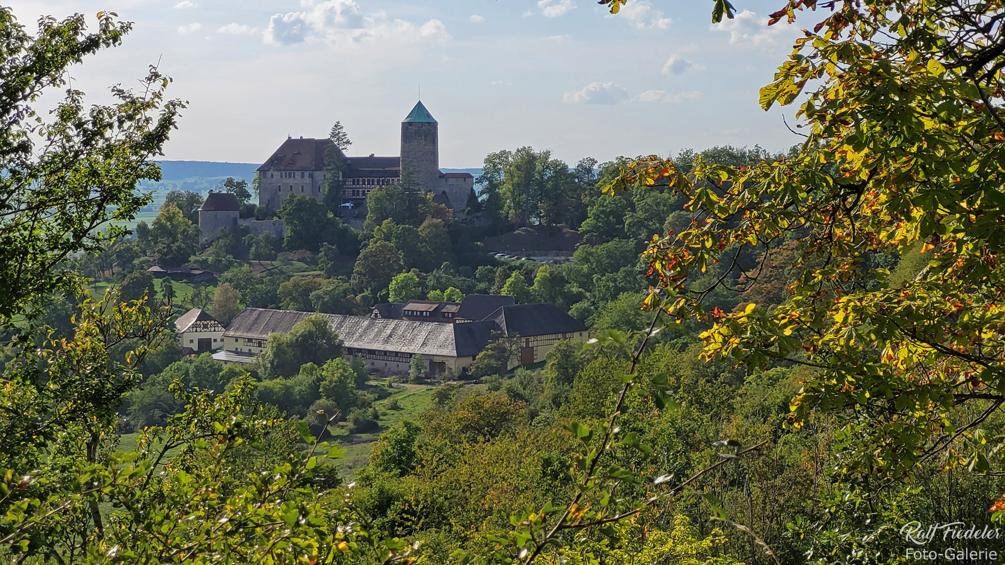 Burg Colmberg im Abendlicht