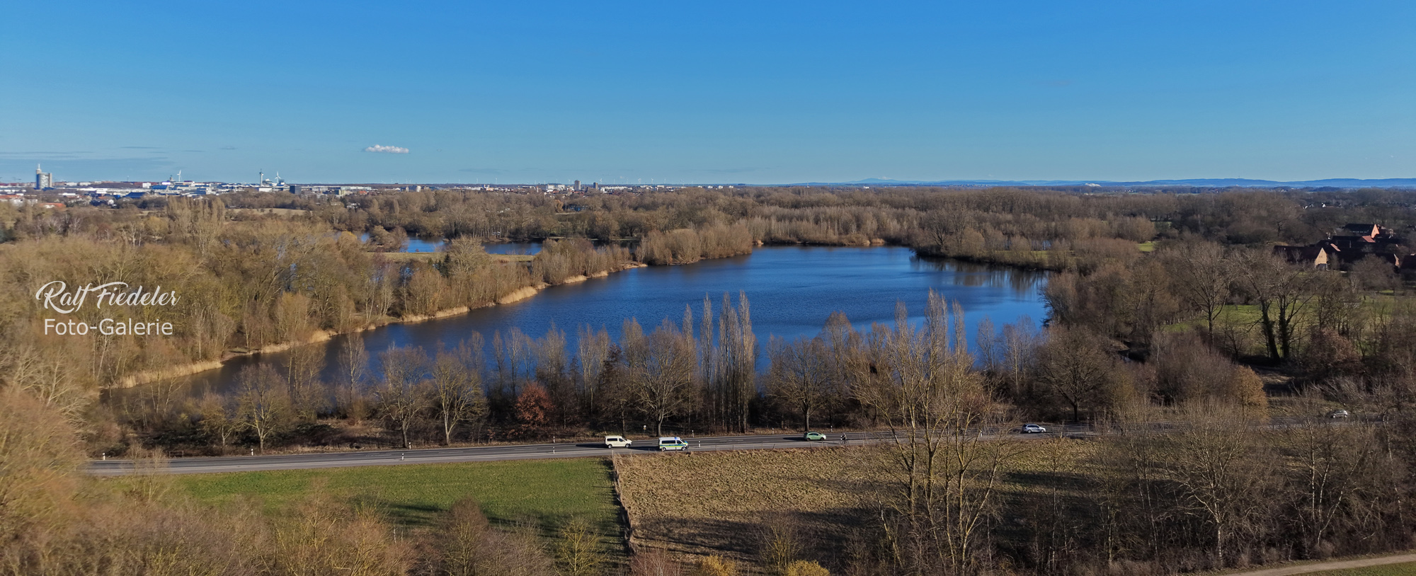 Drohnenfoto vom Hemminger Dorfteich