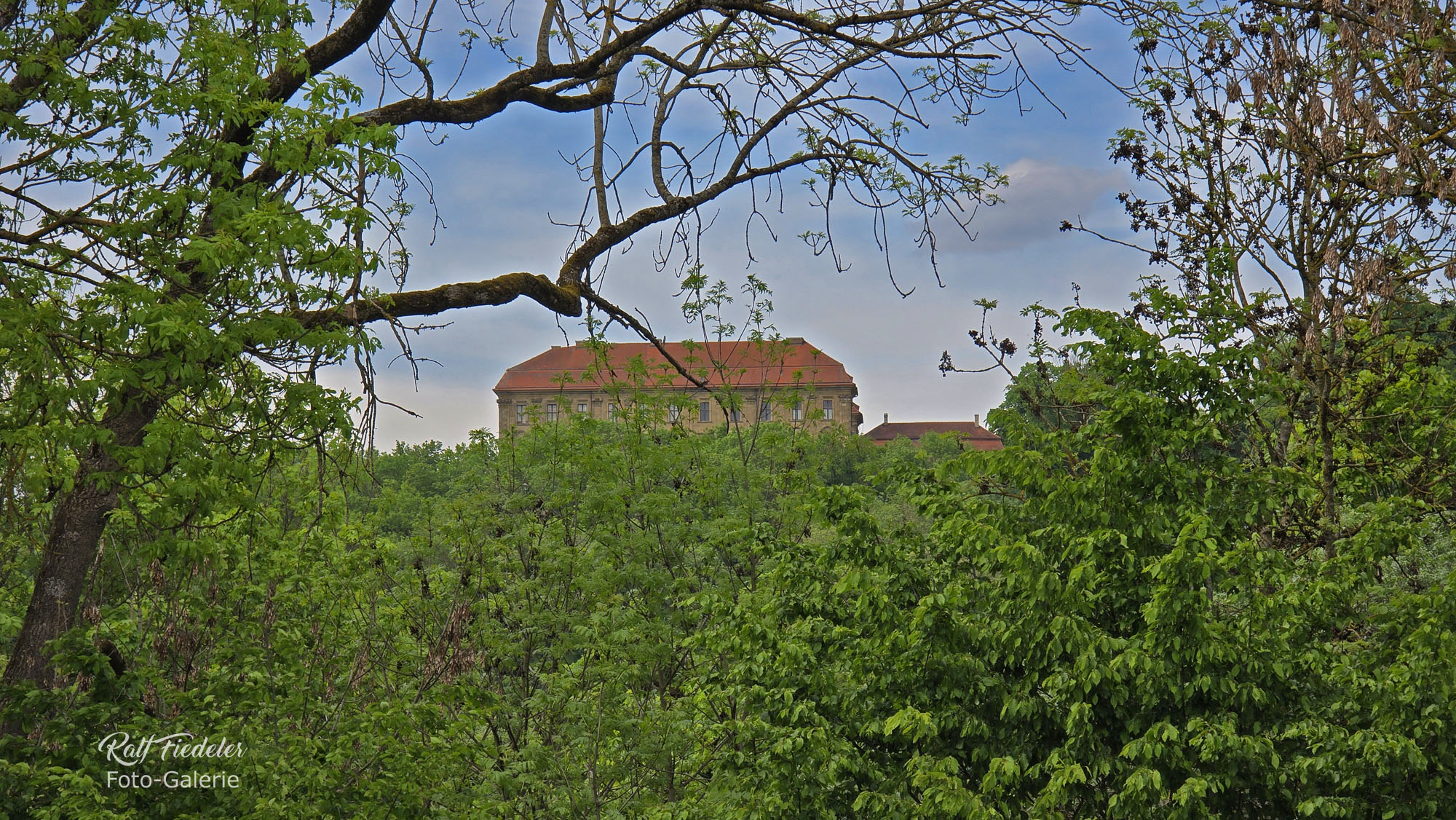 Schloss Schillingsfürst vom Friedhof in Schillingsfürst aus
