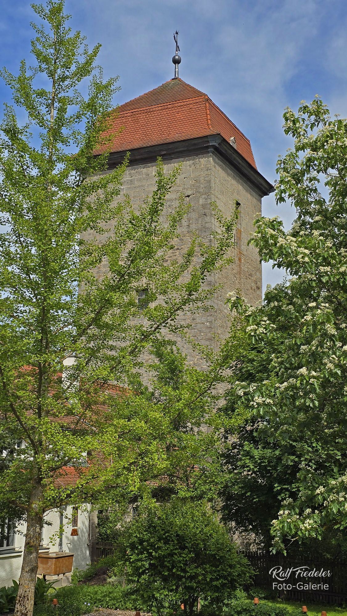 Historischer Wasserturm für Schloss Schillingsfürst